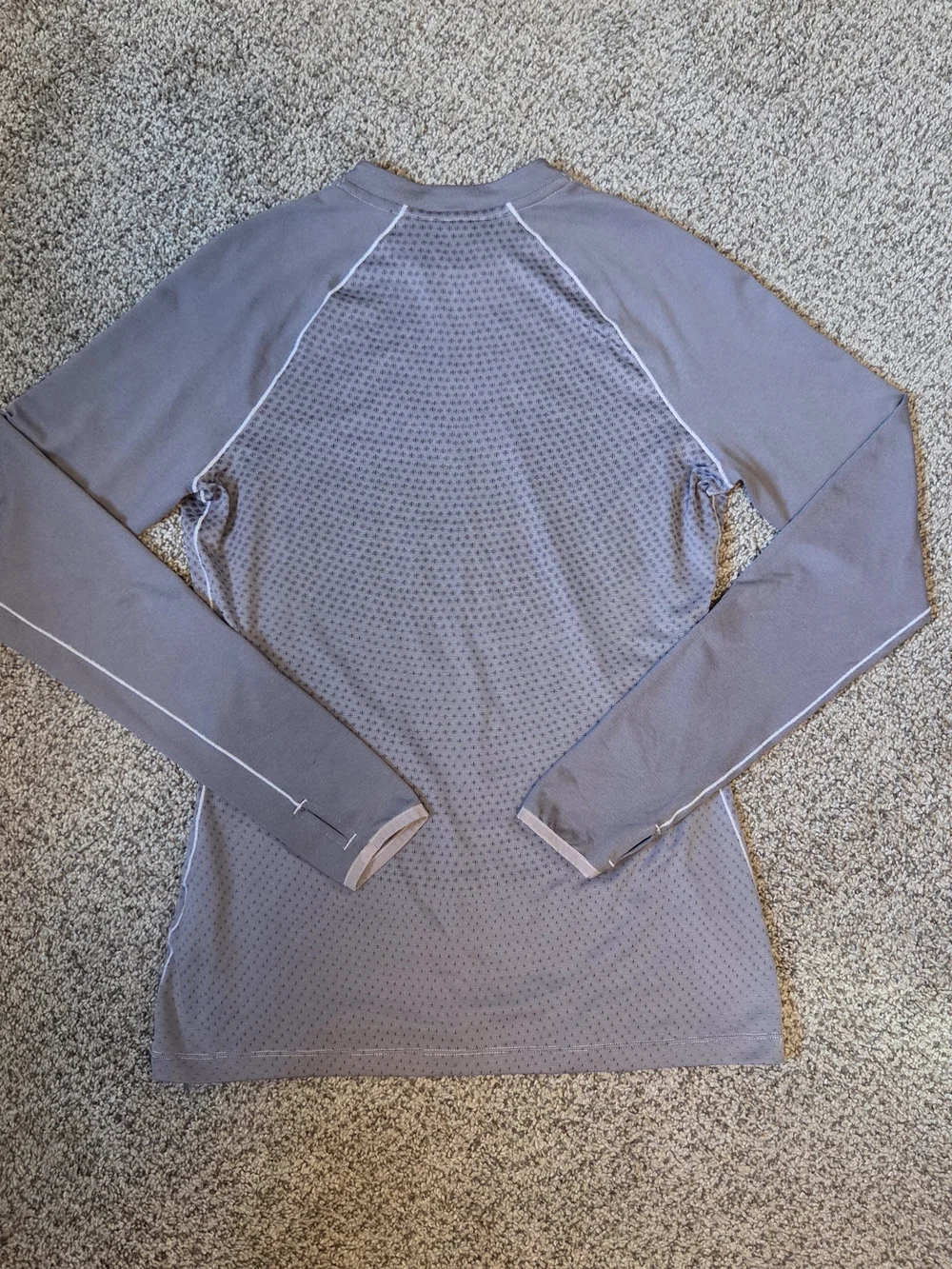 Nike Women's Long Sleeve Golf Athletic Top - Light Purple Sm Preppy Workout